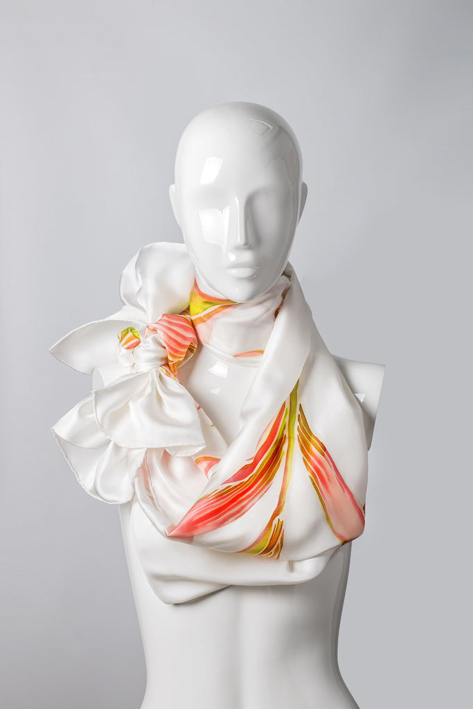 SLIPPER ORCHID shawl