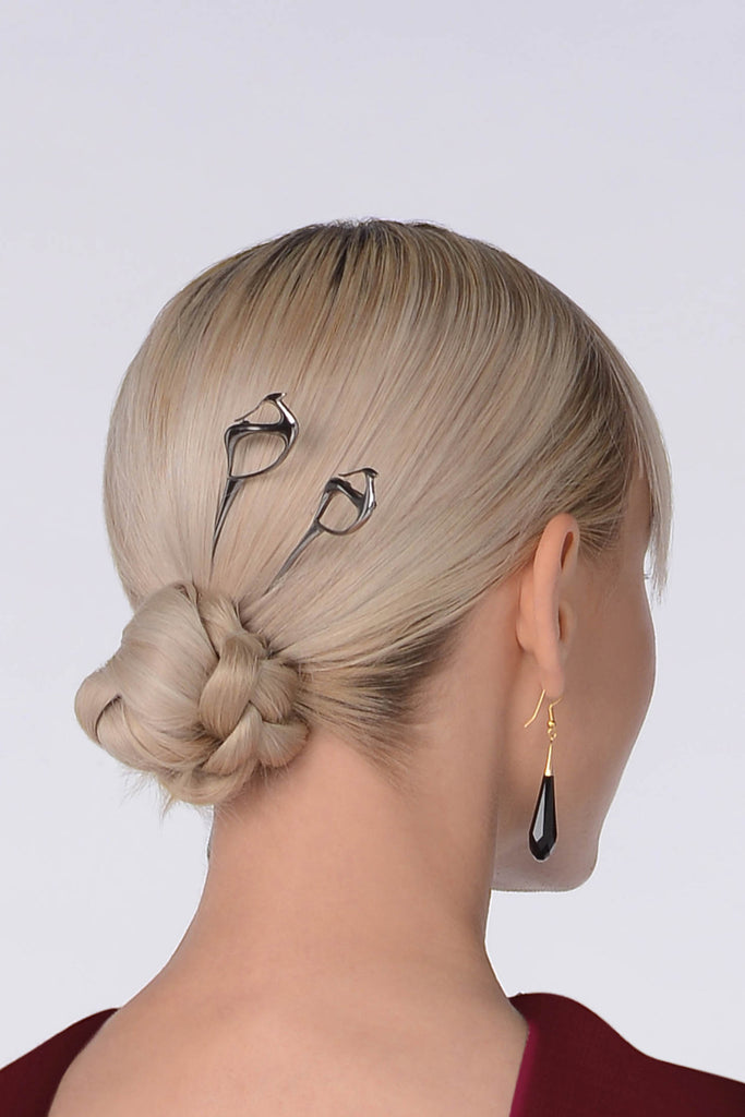 Gazelle Brooch - hair Pins