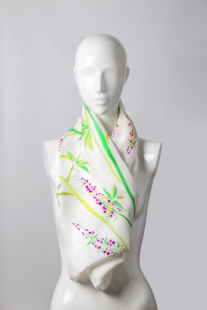 CELOSIA Hand-painted shawl 